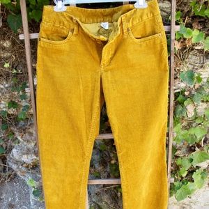 J. Crew Mustard Yellow Corduroy Pants in Women 6R